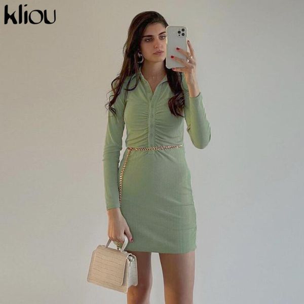 casual dresses kliou solid simple mini dress for women early autumn ruched single-breasted clothing elegant long sleeve v-neck casualwe, Black;gray
casual dresses kliou solid simple mini dress for women early autumn ruched single-breasted clothing elegant long sleeve v-neck casualwe, Black;gray