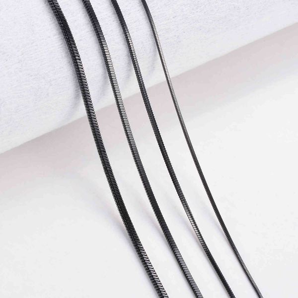 necklaces pendants 1 piece black 316 stainless steel square snake chain men women necklace jewelry width 0.9/1.2/1.5/2.0mm, Silver
necklaces pendants 1 piece black 316 stainless steel square snake chain men women necklace jewelry width 0.9/1.2/1.5/2.0mm, Silver