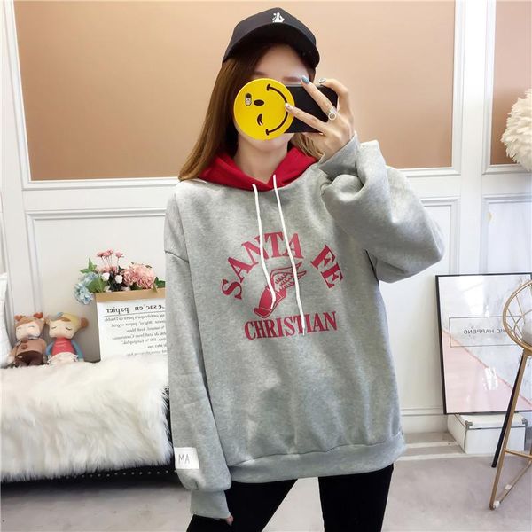 women's hoodies & sweatshirts ollymurs autumn winter warm women loose thick hooded korean fashion ladies long sleeve casual pullover, Black
women's hoodies & sweatshirts ollymurs autumn winter warm women loose thick hooded korean fashion ladies long sleeve casual pullover, Black