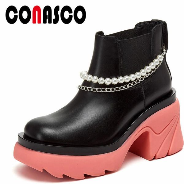 boots conasco fashion women ankle autumn winter warm genuine leather causal prom office lady concise high heeled shoes woman, Black
boots conasco fashion women ankle autumn winter warm genuine leather causal prom office lady concise high heeled shoes woman, Black