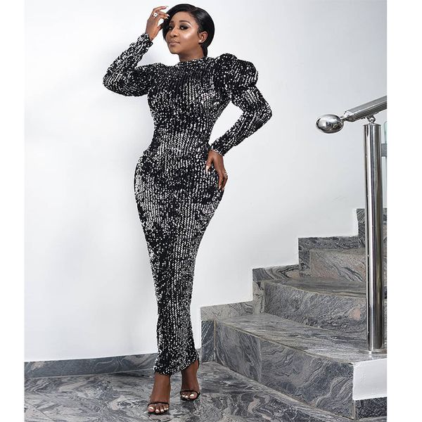 maxi dress sequined glitter sparkle celebrate party women long puff sleeves bodycon dresses with zipper package hip african 210416, Black;gray
maxi dress sequined glitter sparkle celebrate party women long puff sleeves bodycon dresses with zipper package hip african 210416, Black;gray