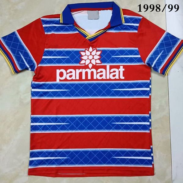 1998/99 parmas retro soccer jerseys vintage maglia maglie crespo 9# ortega 10# buffon thuram thailand quality 1999/2000 away football shirts, Black;yellow
1998/99 parmas retro soccer jerseys vintage maglia maglie crespo 9# ortega 10# buffon thuram thailand quality 1999/2000 away football shirts, Black;yellow