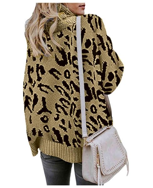 women's sweaters leopard autumn winter turtleneck pullovers knitwear holiday slim casual sweater female pull f2gf, White;black
women's sweaters leopard autumn winter turtleneck pullovers knitwear holiday slim casual sweater female pull f2gf, White;black