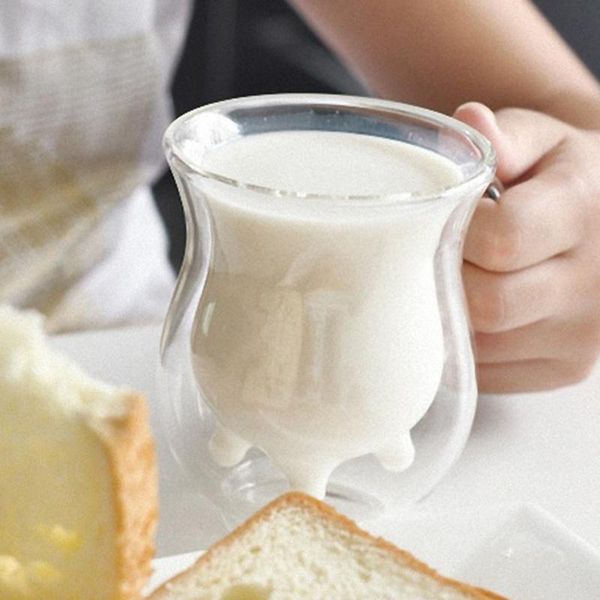 child baby's milk cup coffee cow udder shape double walled clear glass tea mug handle creative cute wine glasses
child baby's milk cup coffee cow udder shape double walled clear glass tea mug handle creative cute wine glasses
