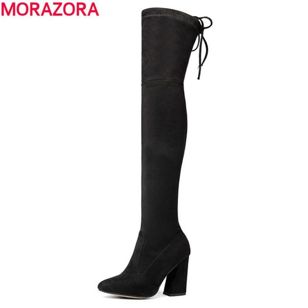 boots qplyxcorussia women faux suede stretch woman over the knee fashion autumn winter high heels thigh, Black
boots qplyxcorussia women faux suede stretch woman over the knee fashion autumn winter high heels thigh, Black