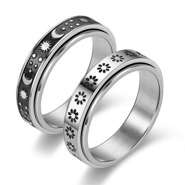 cluster rings asjerlya anxiety fidget spinner for women men stainless steel rotate y spinning anti stress accessories jewelry gifts, Golden;silver
cluster rings asjerlya anxiety fidget spinner for women men stainless steel rotate y spinning anti stress accessories jewelry gifts, Golden;silver
