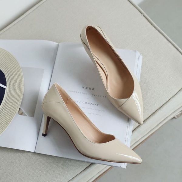 women high heel shoes genuine leather thin heel party wedding shoes women fashion pumps size 34-39, Black
women high heel shoes genuine leather thin heel party wedding shoes women fashion pumps size 34-39, Black