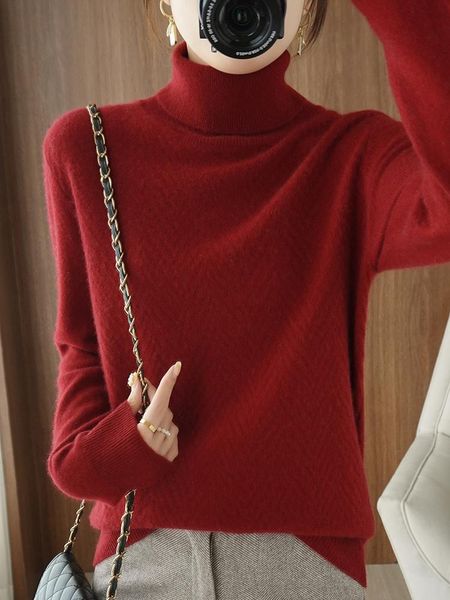 women's sweaters autumn winter woman's female pullover turtleneck long sleeve 100% wool knitted jumpers shirt clothing pull femme, White;black
women's sweaters autumn winter woman's female pullover turtleneck long sleeve 100% wool knitted jumpers shirt clothing pull femme, White;black