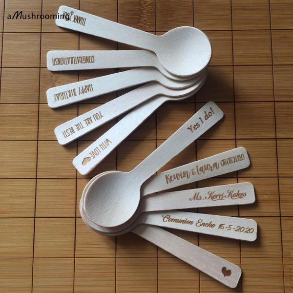 disposable flatware 100pcs appetizers cake ice cream spoons mini size personalized names text wood arabic hebrew english spanish french
disposable flatware 100pcs appetizers cake ice cream spoons mini size personalized names text wood arabic hebrew english spanish french