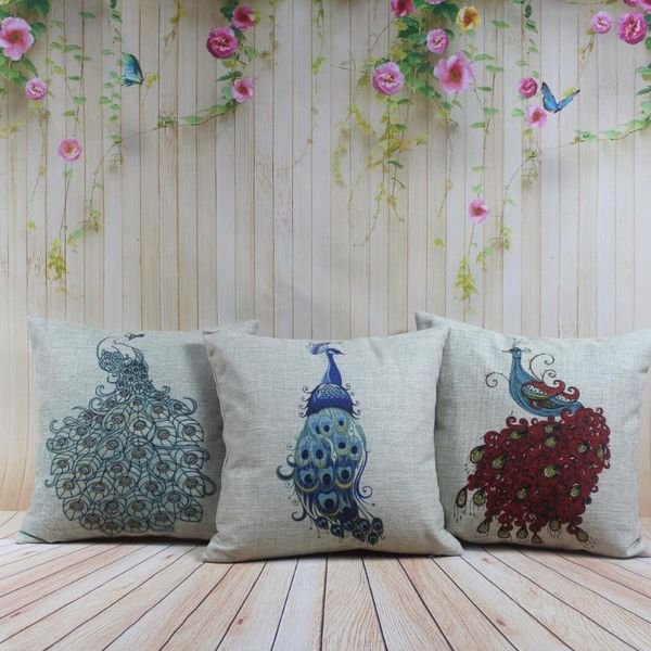 18"x18" 1pc colorful peacock peafowl modern fashion bird brand selling burlap pillowcase throw cushion cover cushion/decorative pi
18"x18" 1pc colorful peacock peafowl modern fashion bird brand selling burlap pillowcase throw cushion cover cushion/decorative pi