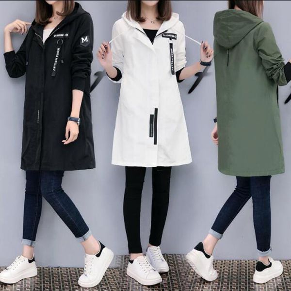women's trench coats yauamdb women autumn winter size s-2xl female hooded pocket coat ladies fashion zipper solid long windbreake y77, Tan;black
women's trench coats yauamdb women autumn winter size s-2xl female hooded pocket coat ladies fashion zipper solid long windbreake y77, Tan;black