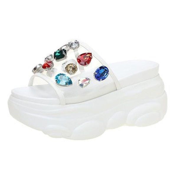 slippers 2021 summer women rhinestone bling sandals female thick-bottom shoes wedge comfortable breathable comfy ladies slip-on, Black
slippers 2021 summer women rhinestone bling sandals female thick-bottom shoes wedge comfortable breathable comfy ladies slip-on, Black