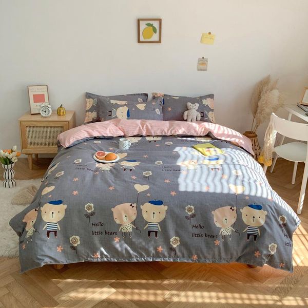 bedding sets home textile cartoon bear duvet cover pillow case bed sheet ab side quilt boy kid teen girl linens set king
bedding sets home textile cartoon bear duvet cover pillow case bed sheet ab side quilt boy kid teen girl linens set king