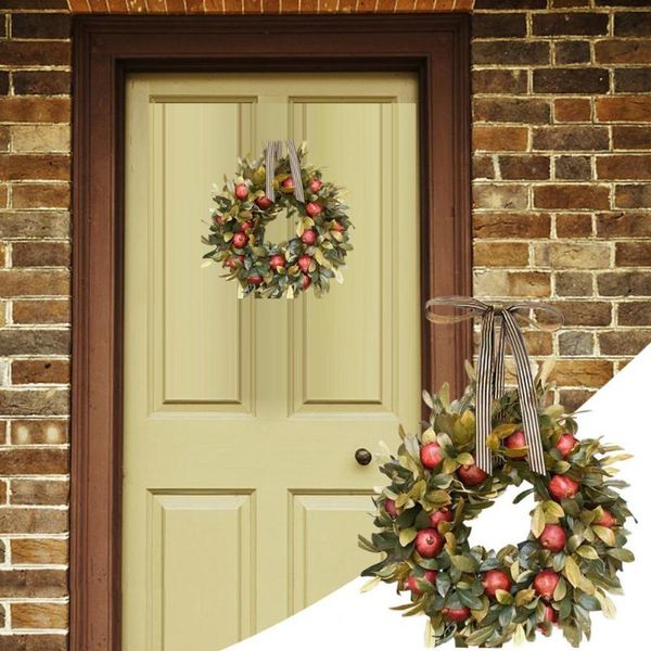 decorative flowers & wreaths autumn theme door wreath artificial pomegranate home leaf fruit hanging front manmade garland fall decor
decorative flowers & wreaths autumn theme door wreath artificial pomegranate home leaf fruit hanging front manmade garland fall decor