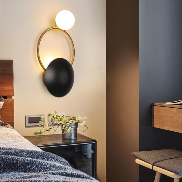 wall lamps creative round glass led nordic indoor lighting bedroom parlor aisle light sconce fixtures
wall lamps creative round glass led nordic indoor lighting bedroom parlor aisle light sconce fixtures