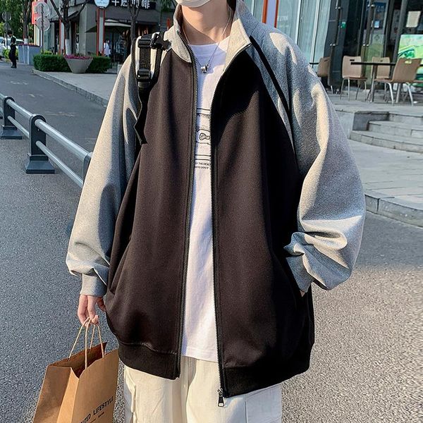 men's jackets 2021 spring and autumn casual street bomber jacket fashion trend large size black gray cardigan high quality, Black;brown
men's jackets 2021 spring and autumn casual street bomber jacket fashion trend large size black gray cardigan high quality, Black;brown
