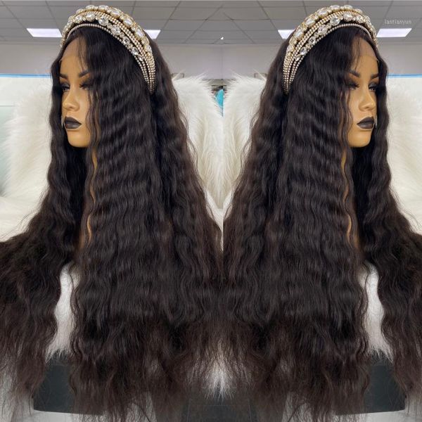 natural color hd lace front wig 13x6 150% density and 200% curly wavy superfine 1, Black;brown
natural color hd lace front wig 13x6 150% density and 200% curly wavy superfine 1, Black;brown