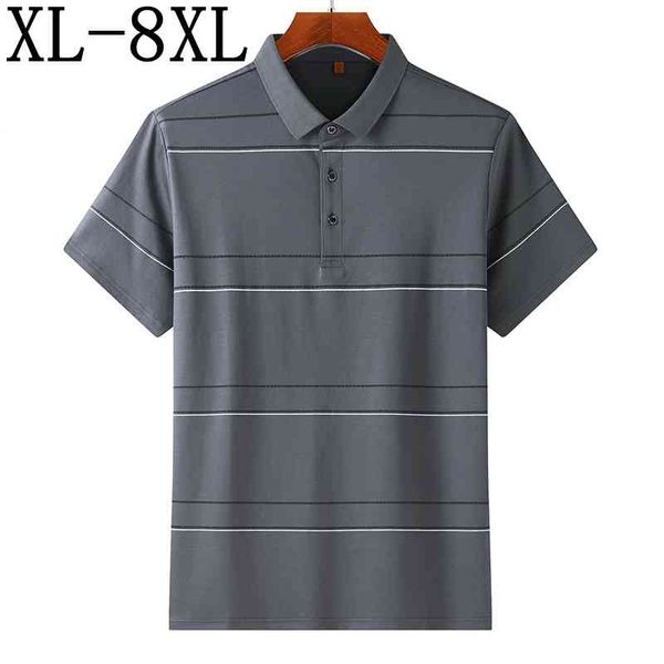 men's dress shirts size 8xl 7xl 6xl summer 100% cotton polo shirt men short sleeve striped homme breathable mens s ejuq, White;black
men's dress shirts size 8xl 7xl 6xl summer 100% cotton polo shirt men short sleeve striped homme breathable mens s ejuq, White;black