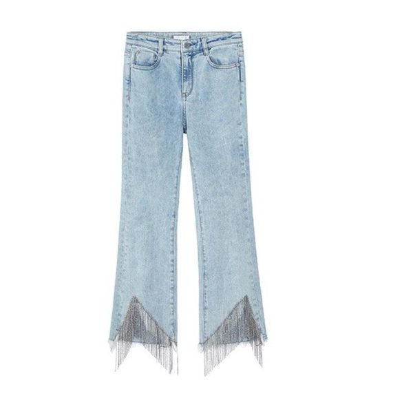 women's jeans can delivery ms 2021 spring the nail drill flares nine points 601 jj2760000 female trousers, Blue
women's jeans can delivery ms 2021 spring the nail drill flares nine points 601 jj2760000 female trousers, Blue