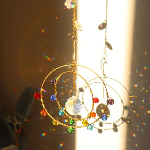 decorative objects & figurines sun moon crystal prisms hanging rainbow chaser lighting accessories for garden pendant decoration gift
decorative objects & figurines sun moon crystal prisms hanging rainbow chaser lighting accessories for garden pendant decoration gift