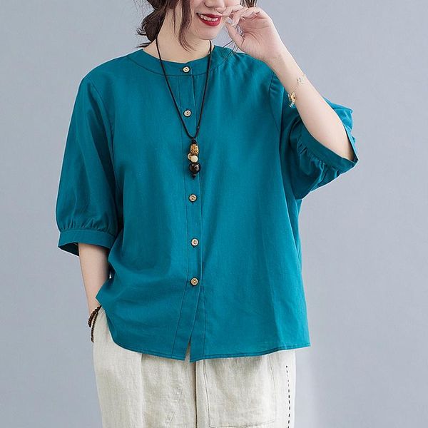women's blouses & shirts coigarsam casual cotton linen shirt womens loose solid lantern sleeve thin women rose red blue yellow 1096, White
women's blouses & shirts coigarsam casual cotton linen shirt womens loose solid lantern sleeve thin women rose red blue yellow 1096, White