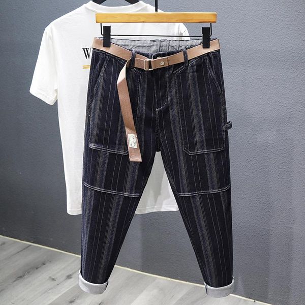 men's pants 2021 summer korean of trendy brand ins simple jeans loose self-cultivation versatile light luxury casual, Black
men's pants 2021 summer korean of trendy brand ins simple jeans loose self-cultivation versatile light luxury casual, Black