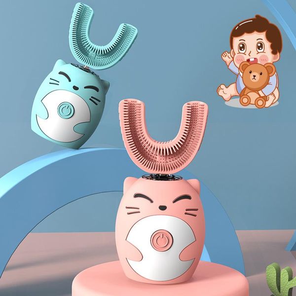 smart electric toothbrush u-shaped children's usb ultrasonic oral cleaner baby silicone soft hair sonic brush head
smart electric toothbrush u-shaped children's usb ultrasonic oral cleaner baby silicone soft hair sonic brush head