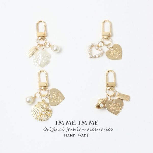 keychains white pearl keychain shell heart pendant sweet ocean series girls headphones jewelry accessories wholesale, Silver
keychains white pearl keychain shell heart pendant sweet ocean series girls headphones jewelry accessories wholesale, Silver