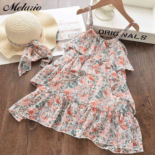 melario casual girls dress summer with hat 2 pcs suit children clothes baby girl kids princess dresses print flower party dress 210412, Red;yellow
melario casual girls dress summer with hat 2 pcs suit children clothes baby girl kids princess dresses print flower party dress 210412, Red;yellow