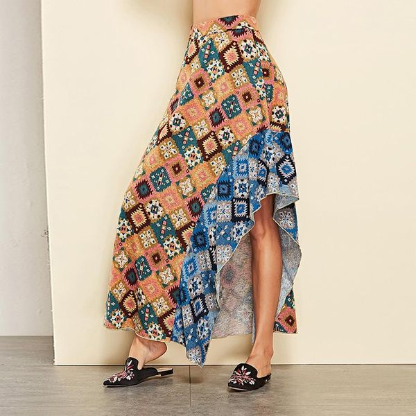 skirts boho print spring autumn 2021 vintage plaid skirt asymmetric women clothing retro maxi elastic waist female long dropship, Black
skirts boho print spring autumn 2021 vintage plaid skirt asymmetric women clothing retro maxi elastic waist female long dropship, Black