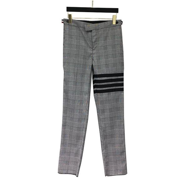 men's suits & blazers 2021 fashion pants men casual suit gray plaid business striped spring and autumn formal trousers, White;black
men's suits & blazers 2021 fashion pants men casual suit gray plaid business striped spring and autumn formal trousers, White;black