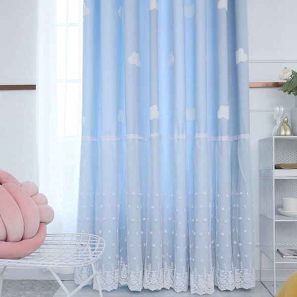 cartoon cloud embroidered curtain for kids girls bedroom living room lovely modern children window drapes ad679e &
cartoon cloud embroidered curtain for kids girls bedroom living room lovely modern children window drapes ad679e &