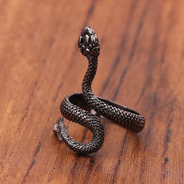 cluster rings creative personality ring stereoscopic retro punk exaggerate snake opening adjustable size man women jewelry gift, Golden;silver
cluster rings creative personality ring stereoscopic retro punk exaggerate snake opening adjustable size man women jewelry gift, Golden;silver