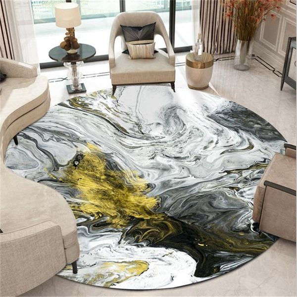 blck white gold abstract oil painting circular carpet nordic round rug for bedroom decor floor area rug coumputer chair mat
blck white gold abstract oil painting circular carpet nordic round rug for bedroom decor floor area rug coumputer chair mat