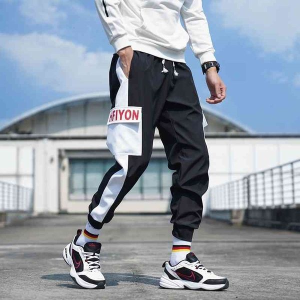 men's pants harem hip pop trousers streetwear sweatpants hombre male casual ankle-length cargo joggers 8hbm, Black
men's pants harem hip pop trousers streetwear sweatpants hombre male casual ankle-length cargo joggers 8hbm, Black
