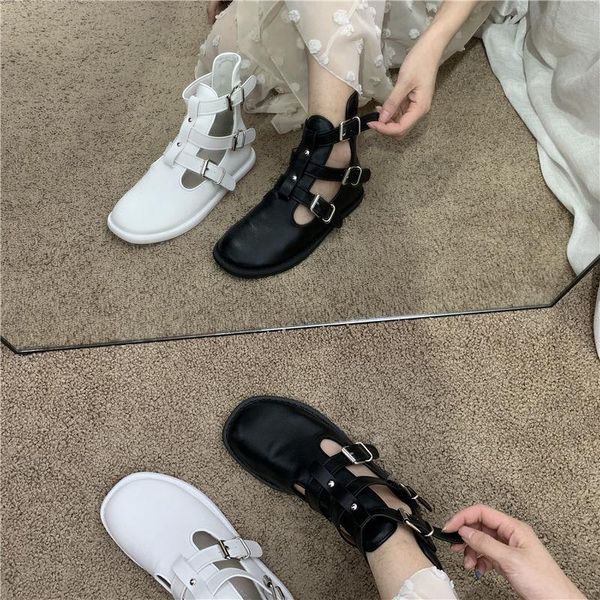 korean version of boots female 2021 summer wild flat soft bottom round head buckle short tube net red cool, Black
korean version of boots female 2021 summer wild flat soft bottom round head buckle short tube net red cool, Black