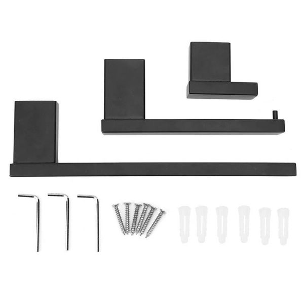 hooks & rails modern style wall mounted toilet roll holder towel rack rustproof robe hook hanger bathroom accessory set
hooks & rails modern style wall mounted toilet roll holder towel rack rustproof robe hook hanger bathroom accessory set