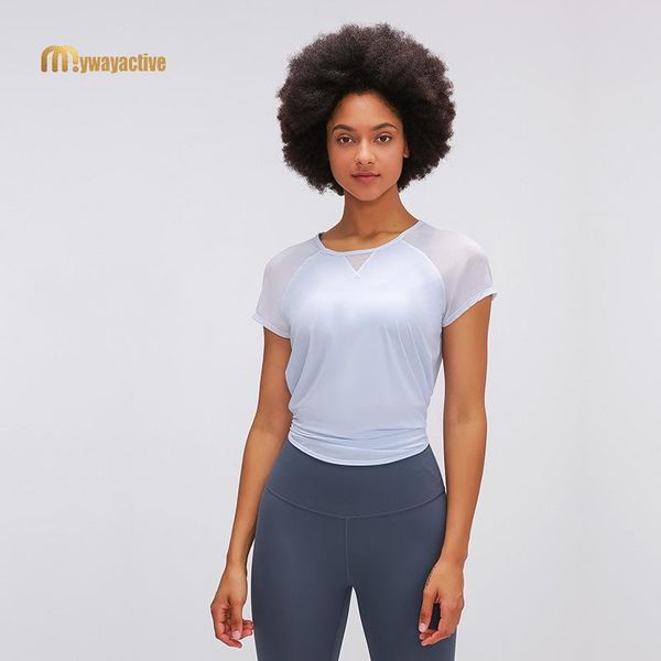 yoga outfit tie up short sleeves, light, breathable, moisture-absorbing and sweat-wicking sports top
yoga outfit tie up short sleeves, light, breathable, moisture-absorbing and sweat-wicking sports top