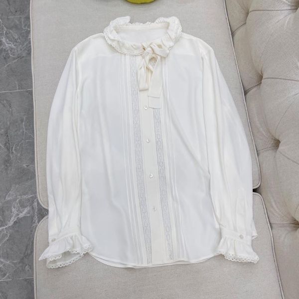 women's blouses & shirts 2021 women fashion long sleeve bow tie hollow shirt 0705, White
women's blouses & shirts 2021 women fashion long sleeve bow tie hollow shirt 0705, White