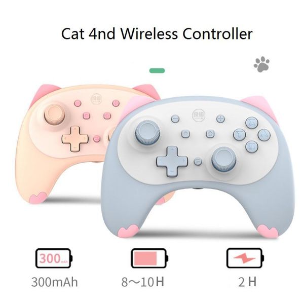 cat 4nd wireless controller for switch/for switch lite gamepad joystick voice wake up headphone plug game controllers & joysticks
cat 4nd wireless controller for switch/for switch lite gamepad joystick voice wake up headphone plug game controllers & joysticks