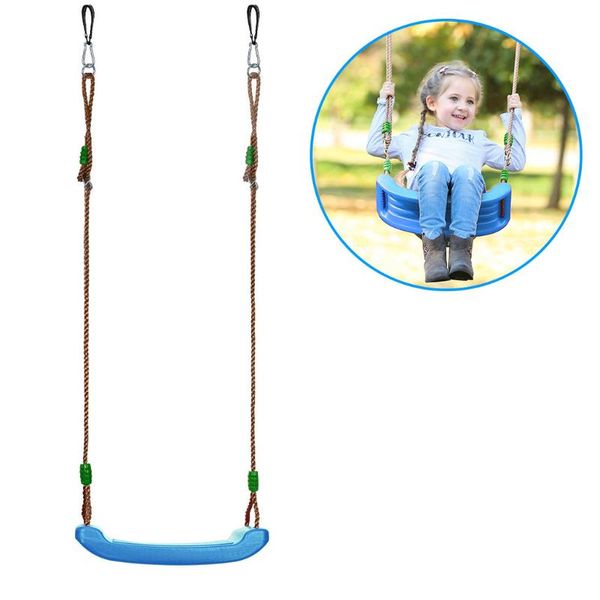 kids outdoor blue swing seat for children and adults with adjustable length control hinge ropes park garden summer toy gadgets
kids outdoor blue swing seat for children and adults with adjustable length control hinge ropes park garden summer toy gadgets