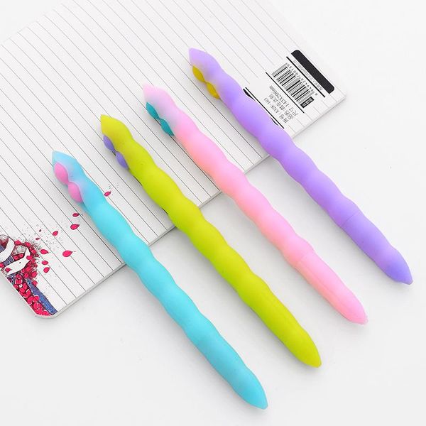gel pens 24 pcs/lot creative cartoon silica pea pen 0.5mm black ink novelty color korean cute student gifts office school stationery
gel pens 24 pcs/lot creative cartoon silica pea pen 0.5mm black ink novelty color korean cute student gifts office school stationery
