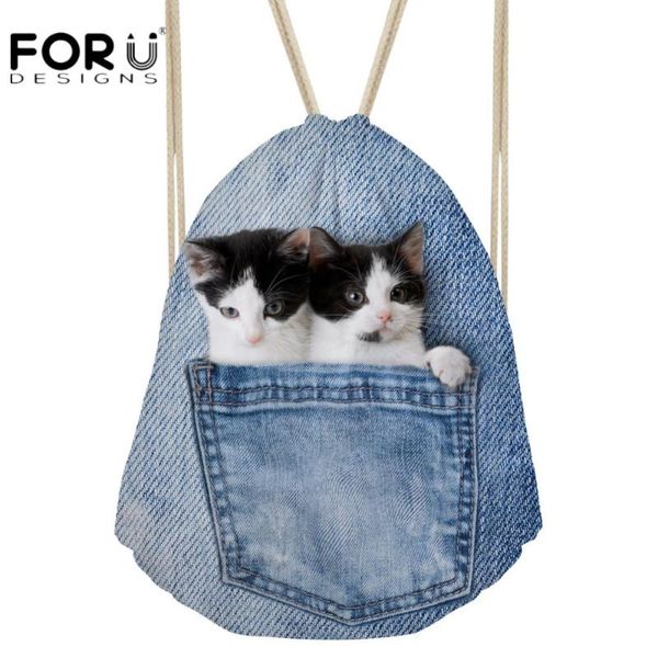 blue denim pocket pattern drawstring bags for women cute animal cat storage softback child girls school bagpacks
blue denim pocket pattern drawstring bags for women cute animal cat storage softback child girls school bagpacks