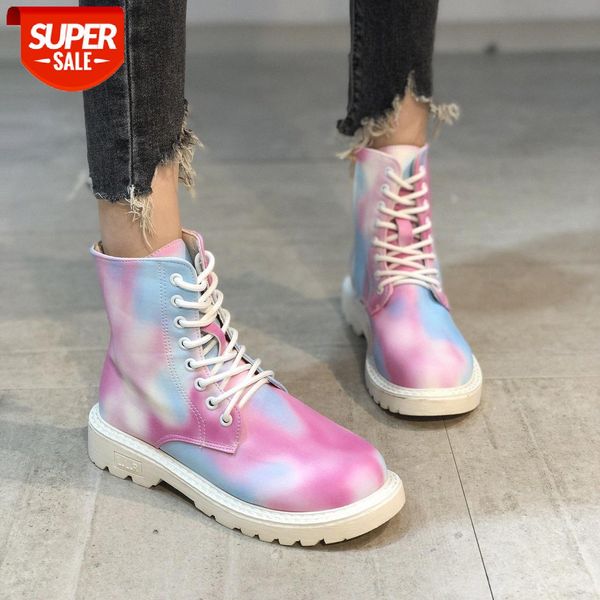 european and american large size low-heeled women's shoes spring autumn colorful colors martin boots lace-up ankle in stock #6g1w, Black
european and american large size low-heeled women's shoes spring autumn colorful colors martin boots lace-up ankle in stock #6g1w, Black