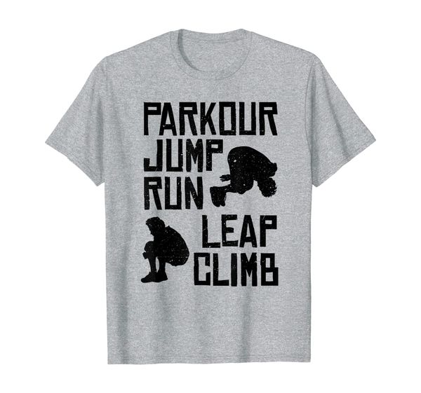 Parkour Shirt - Jump Run Leap Climb, Mainly pictures
Parkour Shirt - Jump Run Leap Climb, Mainly pictures