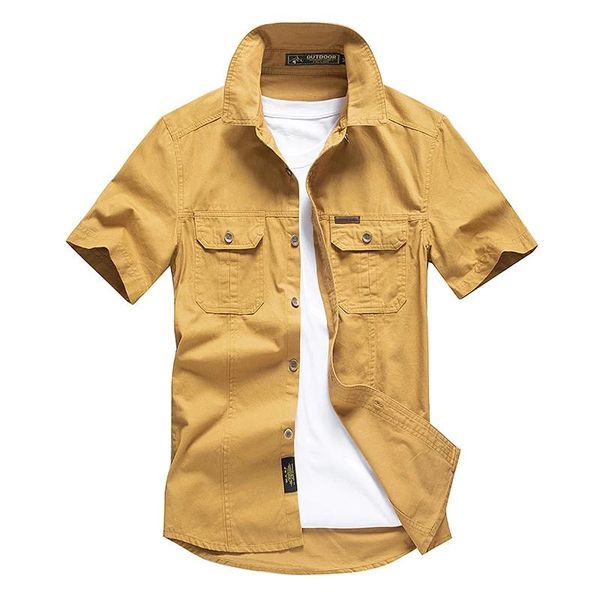 men's casual shirts shirt men summer 100% cotton breathable mens military army solid short sleeve cargo chemise homme plus size -4xl, White;black
men's casual shirts shirt men summer 100% cotton breathable mens military army solid short sleeve cargo chemise homme plus size -4xl, White;black