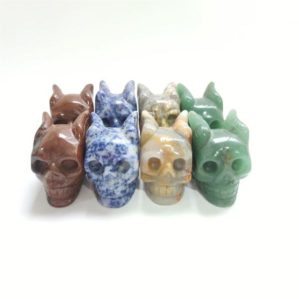 decorative objects & figurines natural gemstone quartz cure home decoration hand carving crystal skulls for gift zjl
decorative objects & figurines natural gemstone quartz cure home decoration hand carving crystal skulls for gift zjl