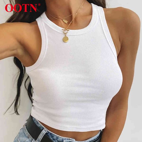 ootn knitted slim white tank women summer crop female o neck sleeveless tank black casual ladies vest streetwear 210413
ootn knitted slim white tank women summer crop female o neck sleeveless tank black casual ladies vest streetwear 210413