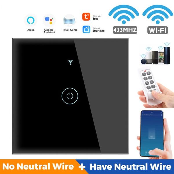 smart home control 1/2/3/4 gang tuya wifi 433mhz touch switch wall button for alexa and google assistant
smart home control 1/2/3/4 gang tuya wifi 433mhz touch switch wall button for alexa and google assistant