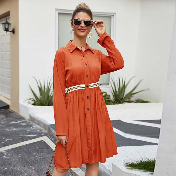 spring and autumn women's dresses with long sleeves cut buds high casual waist mid-length dress wl220, Black;gray
spring and autumn women's dresses with long sleeves cut buds high casual waist mid-length dress wl220, Black;gray